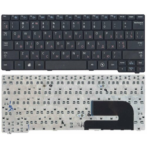 Клавиатура для нетбука Samsumg N100 черная клавиатура для ноутбука samsumg ba59 03104c белая