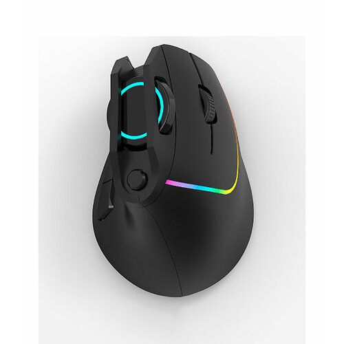 Вертикальная беспроводная мышь с мультимедийным колесом 6 кнопками и подсветкой RGB 643000₽