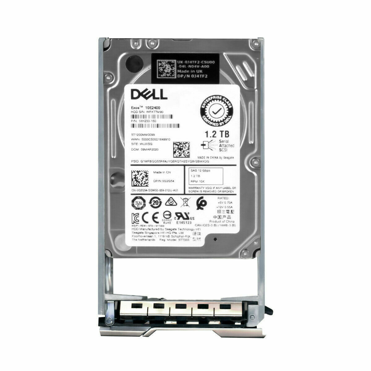 Жесткий диск Dell 0G2G54 1,2Tb 2.5" 400-AJPD аналoг ST1200MM0009