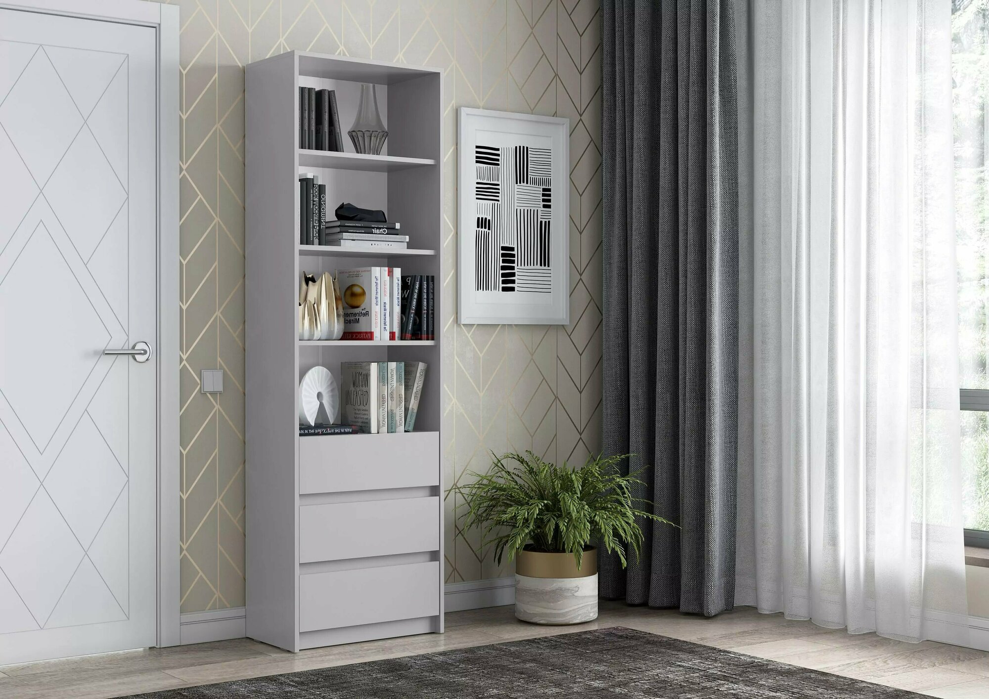 фото Стеллаж Айден СТЛ06-600 дизайн 2