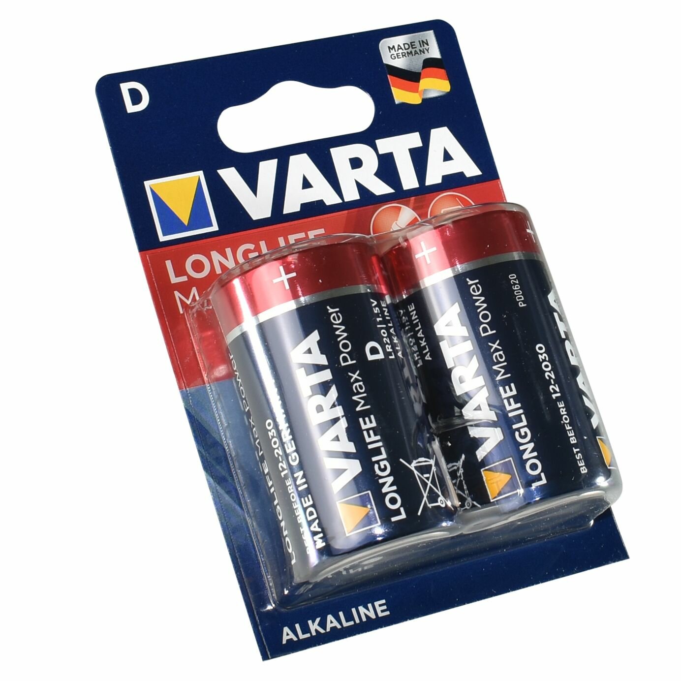 батарейка VARTA LONGLIFE MAX POWER D блистер 2шт - фото №13