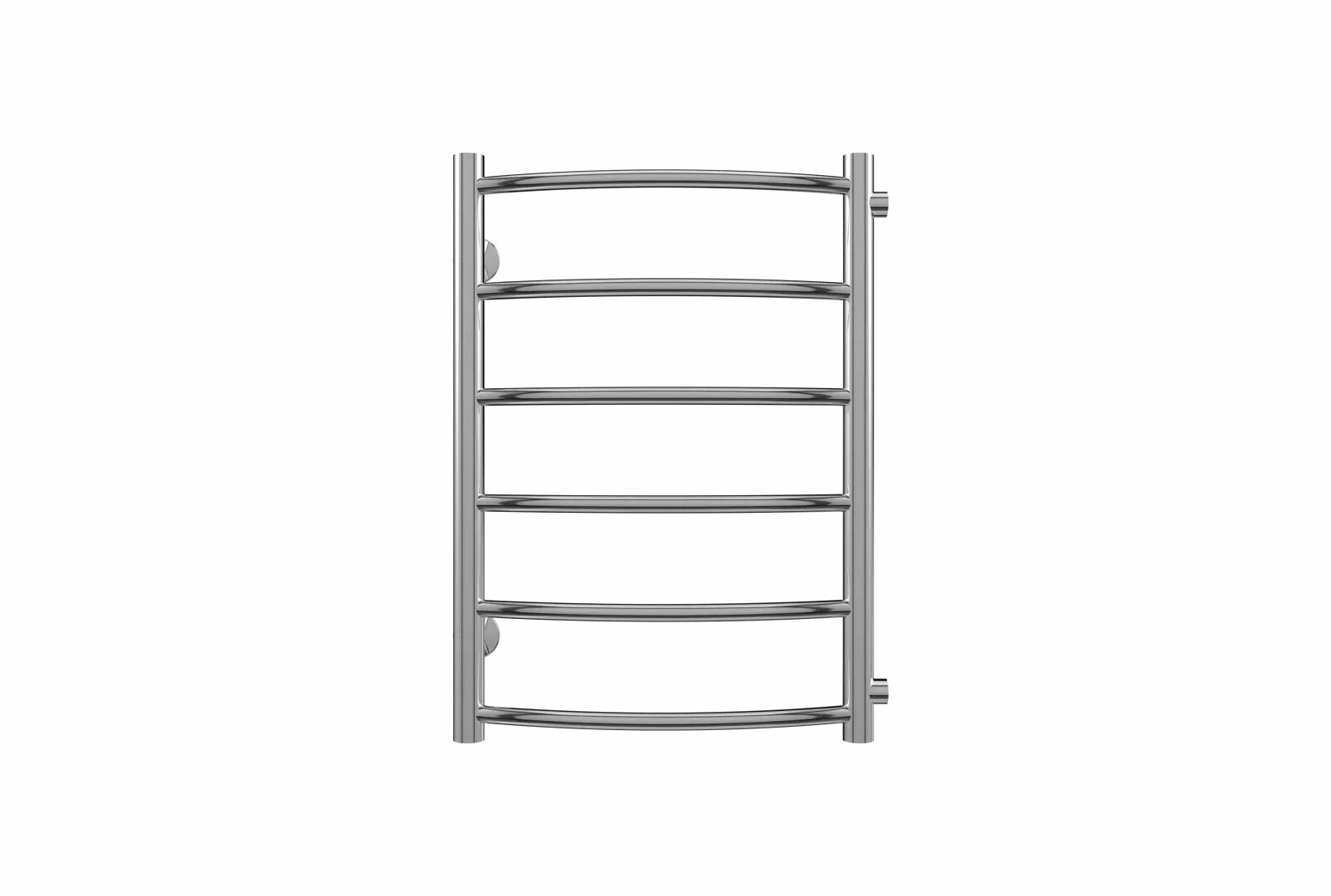 фото Полотенцесушитель водяной лесенка Equation 50x60 см боковая подводка 1/2 x3/4 нержавеющая сталь цвет хром