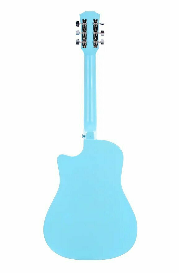 Акустическая гитара Belucci BC-C38 Sky, матовая, голубая,7/8 ,38"дюймов