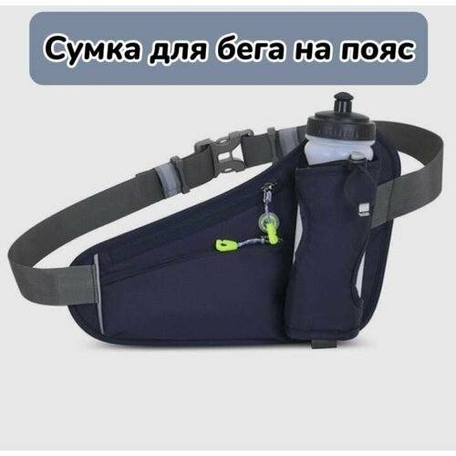 фото Сумка поясная , синий нет бренда