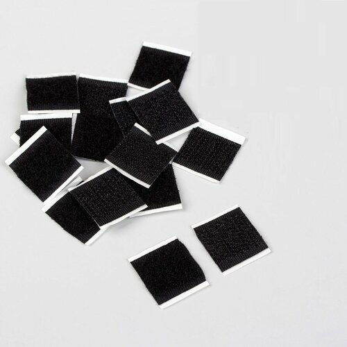 Липучки велкро на клеевой основе 2х2см 10 шт 425₽