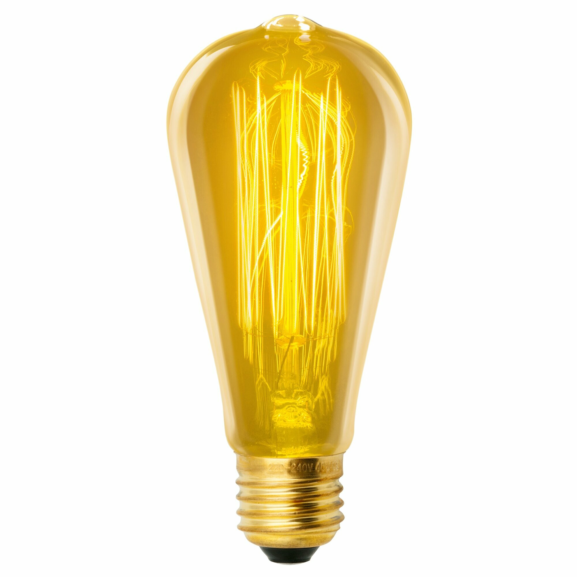 Лампа накаливания Uniel Vintage IL-V/GOLDEN VW02, E27, ST64, 60 Вт, 3000 К