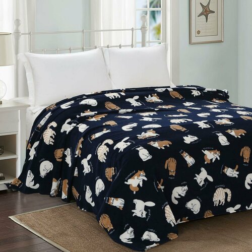 Плед 150х200см корал-флис 165гм 100 полиэстер 1035₽