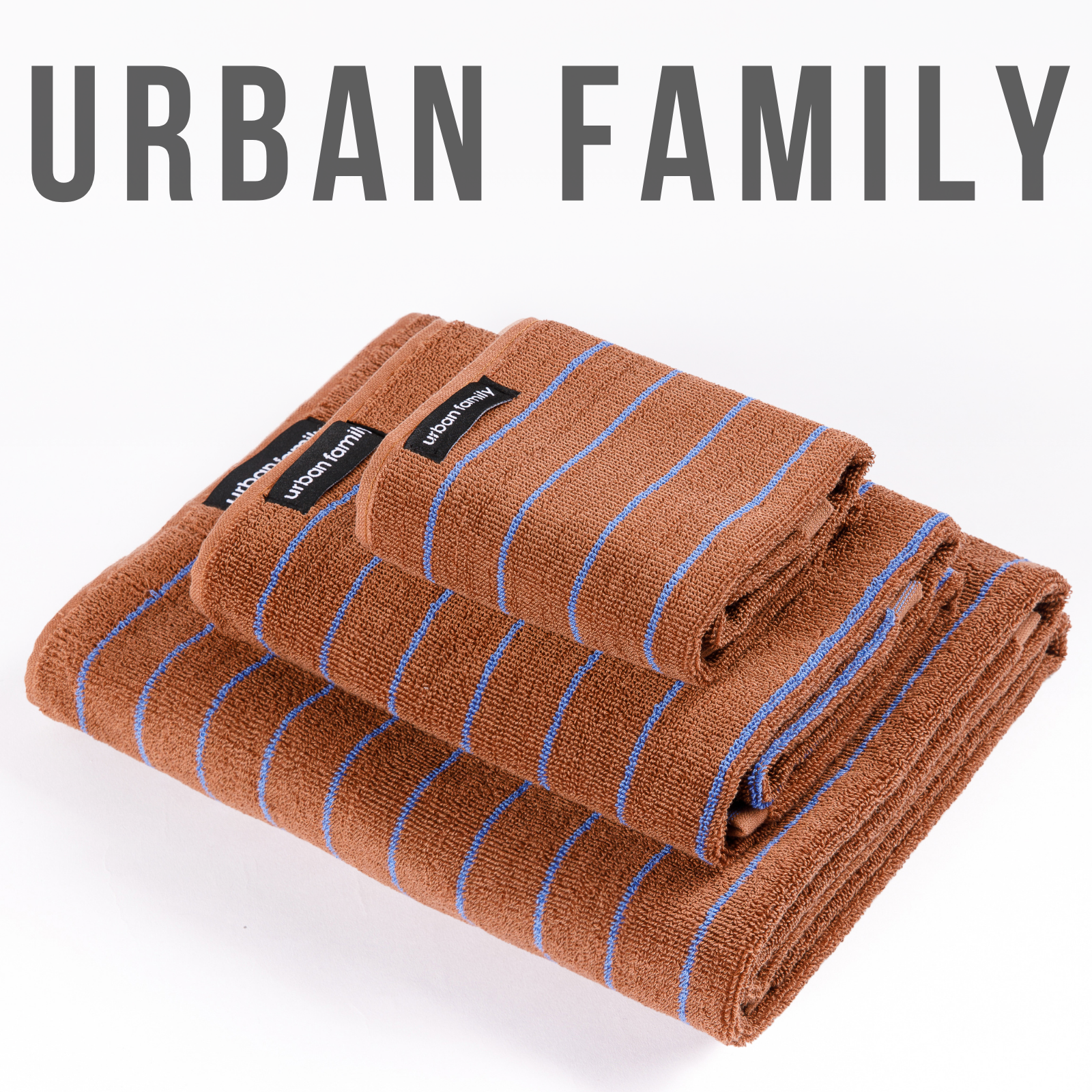 Набор полотенец Urban Family 30*60, 50*90, 70*140 см - фотография № 2