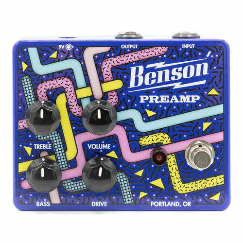 Benson Amps Preamp Complicated Pattern 'Dan Flashes' Limited Edition benson amps preamp complicated pattern dan flashes limited edition