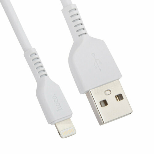 USB кабель HOCO X20 Flash Lightning Charging Cable (L=2M) (белый) кабель usb hoco x20 flash micro charging cable l 2m черный