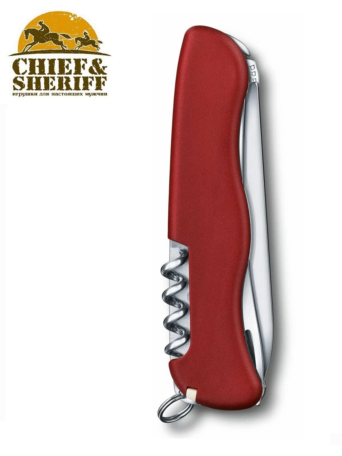 Складной нож VICTORINOX Cheese Master, 8 функций, 111мм, красный - фото №10