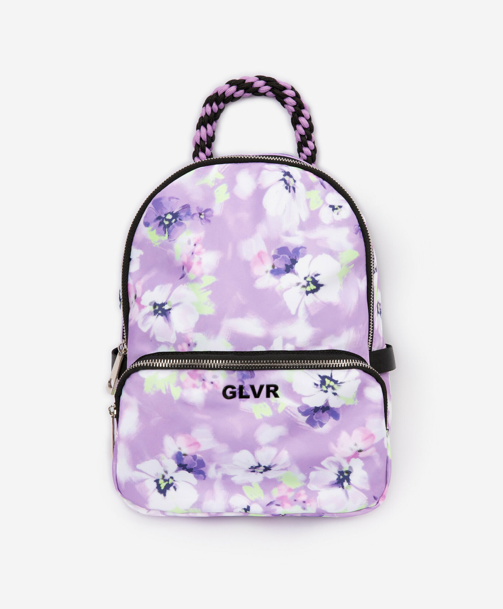 Мягкий плащевой рюкзак с цветочным рисунком Gulliver (One size) - фото №1
