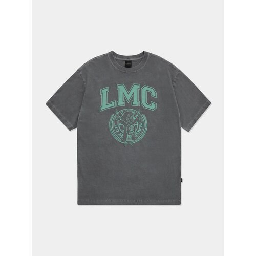худи lmc overdyed arch размер m голубой Футболка LMC Overdyed College Bear, размер M, серый