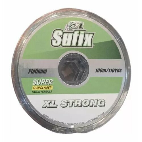 фото Sufix, монолеска xl strong platinum, 100м, 0.30мм