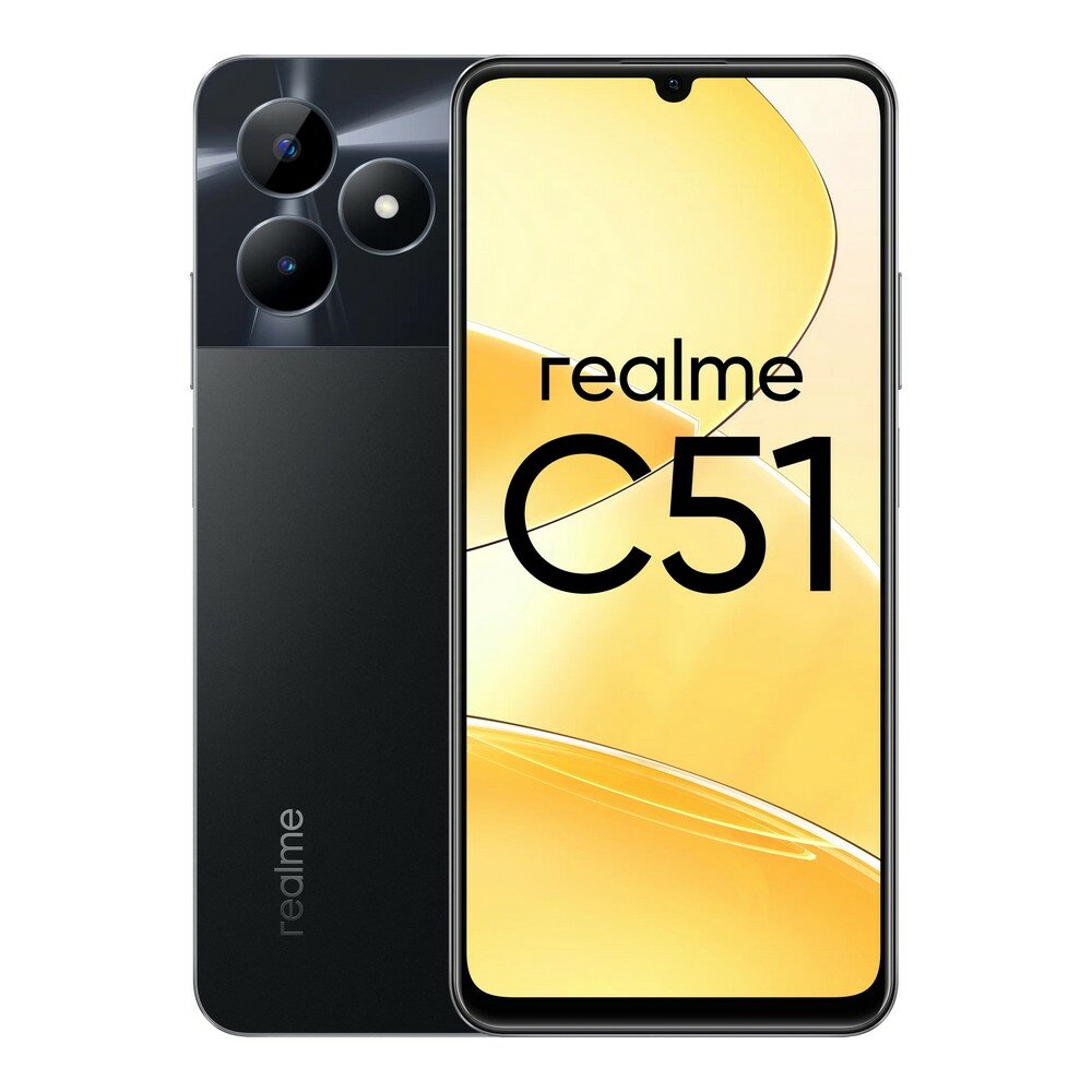 Смартфон realme C51 4/64Gb Black