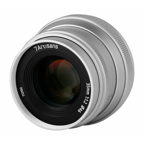 Объектив 7artisans 35mm f12 II Fujifilm X серебристый 1379000₽
