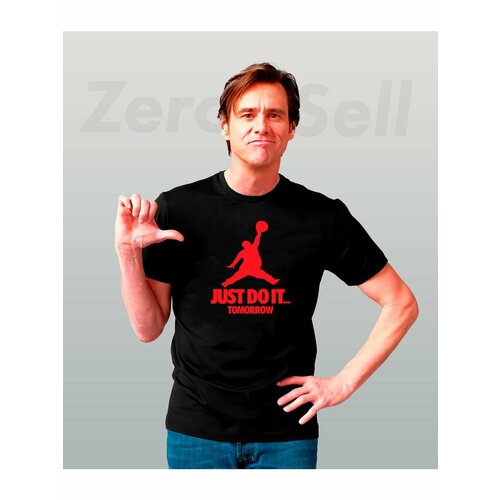 фото Футболка just do it, размер xxl, черный zerosell