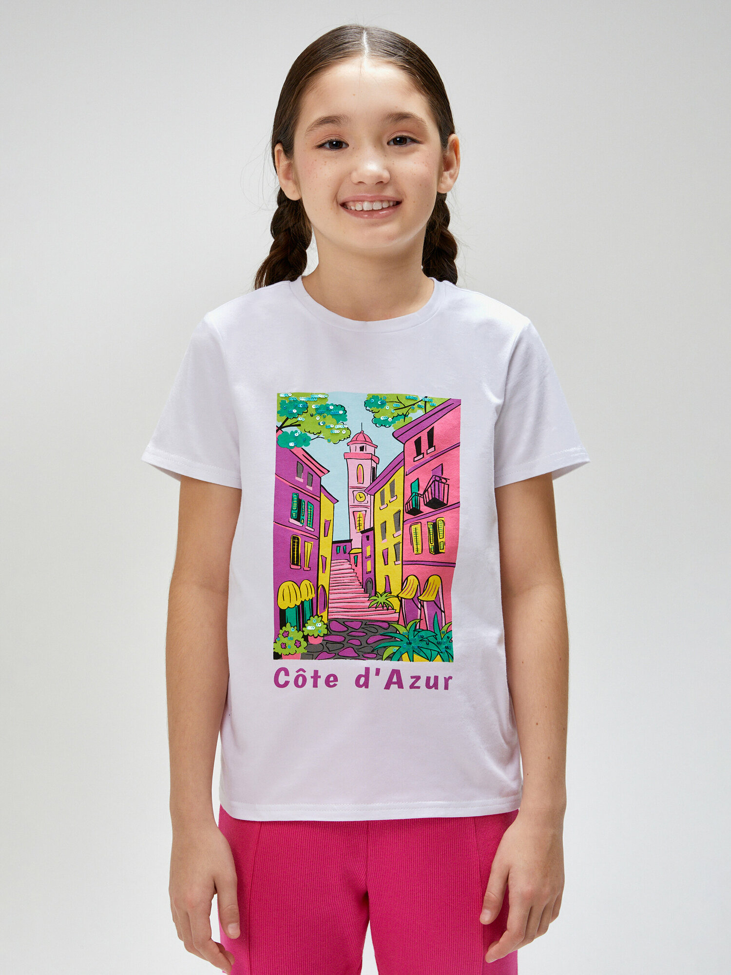 фото Футболка ACOOLA Coimbra лавандовый для девочек 122 размер