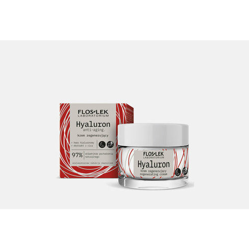 Ночной крем для лица Floslek, Hyaluron anti-aging REGENERATING CREAM 50мл