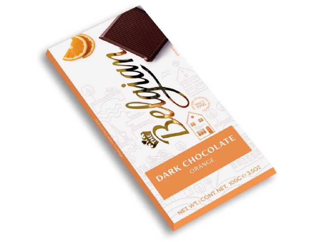 Шоколад Belgian Dark Orange горький c апельсином 100 гр.