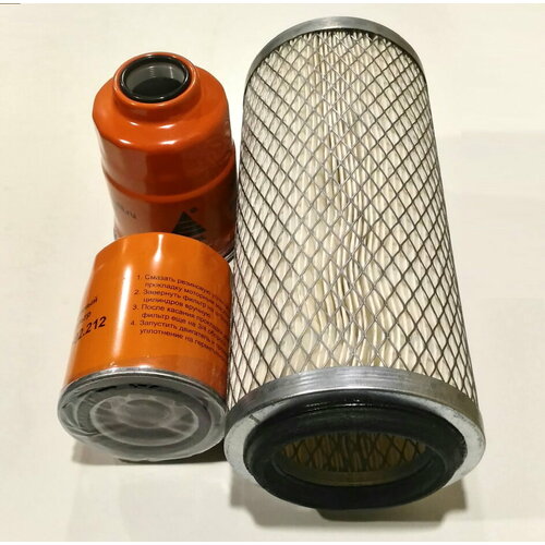 Комплект фильтров Портер (Hyundai Porter). Фильтр воздушный + фильтр масляный + фильтр топливный.