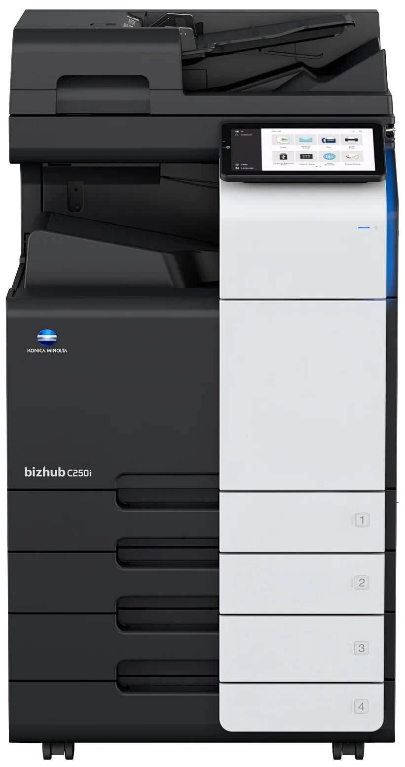 МФУ лазерное Konica Minolta bizhub C250i, цветн, A3, черный/белый, включая Автоподатчик DF-632, Тумба DK-516x, ТонерTN-328 Комплект (CMYK)