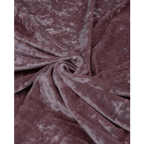 Ткань для шитья и рукоделия Бархат мраморный 2 м * 155 см, лиловый 034