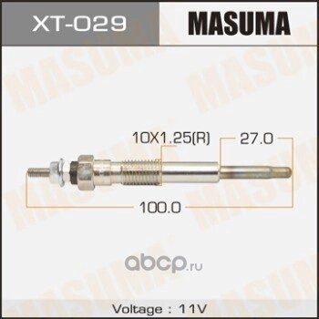 Свеча накаливания TOYOTA CALDINA MASUMA Masuma XT-029