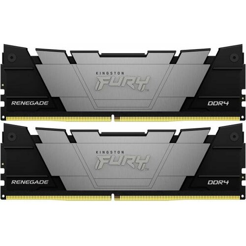 Оперативная память для компьютера 32Gb 2x16Gb PC4-25600 3200MHz DDR4 DIMM CL16 Kingston Fury Renegade KF432C16RB12K232 923100₽