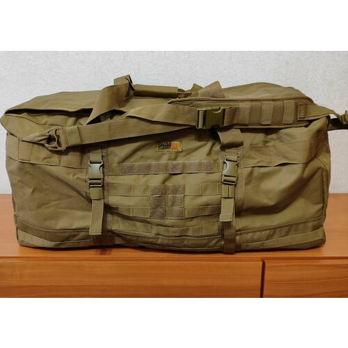 Баул военный/армейская сумка рюкзак/спортивная сумка вместительная дорожная 120 литров койот