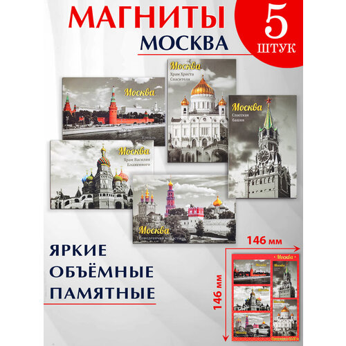 фото Магнит металлический москва сувенир № 13 / подарок из столицы орландо