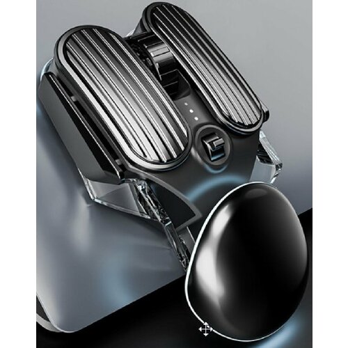 Мышь беспроводная EWEADN Q3 перезаряжаемая стальная 2957₽