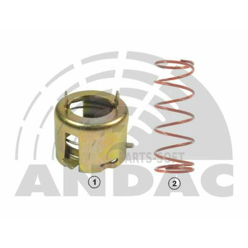 ANDAC 081050115 0810 50115_рк Z-cam м левый возвр пружины стопор Volvo 680₽