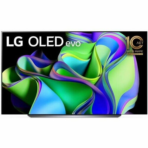 LG Телевизор OLED LG 83 OLED83C3RLA. ARUB темно-серый/серебристый 4K Ultra HD 120Hz DVB-T DVB-T2 DVB-C DVB-S2 USB WiFi Smart TV OLED83C3RLA. ARUB