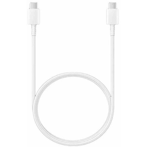 Кабель Samsung USB Type-C - USB Type-C (EP-DN975BBRGRU), 1.8 м, белый usb кабель для быстрой зарядки ep dn930cwe ep dg950cbe usb type c для samsung черный