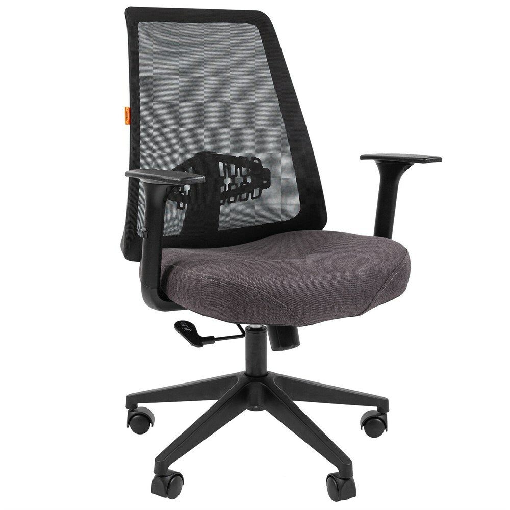 Офисное кресло CHAIRMAN 535 LT ткань/сетка черный/серый