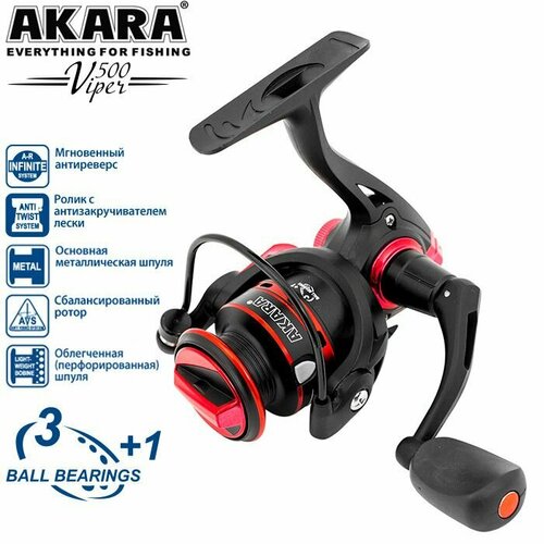 Катушка Akara Viper 500 3+1 bb катушка akara viper 500 3 1 bb