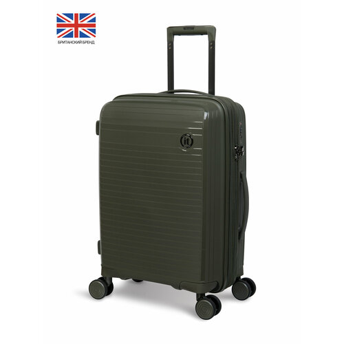 Чемодан IT Luggage, 57 л, размер S, зеленый чемодан it luggage 46 л размер s розовый