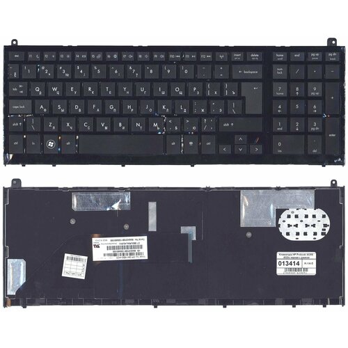 Клавиатура для HP 615600-251 черная c рамкой клавиатура для ноутбука hp 615600 251