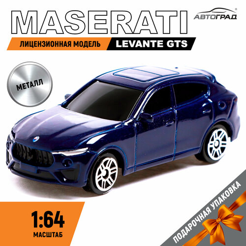 Машина металлическая MASERATI LEVANTE GTS, 1:64, цвет синий машина металлическая maserati levante gts 1 64 цвет синий