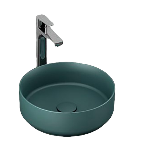 Накладная раковина ISVEA Infinity 10NF65036SV-2P 36х36 изумрудная