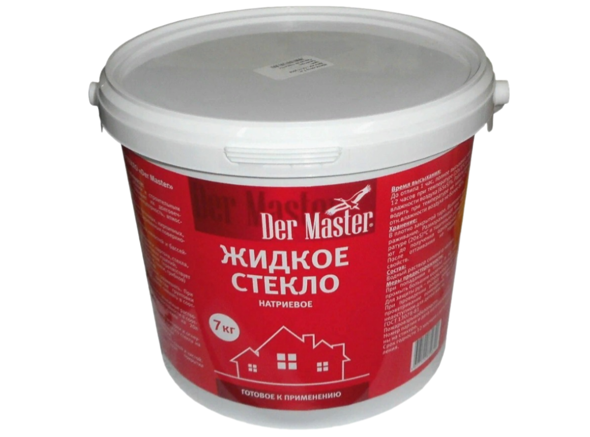 фото Жидкое Стекло Натриевое 1.5 кг Der Master