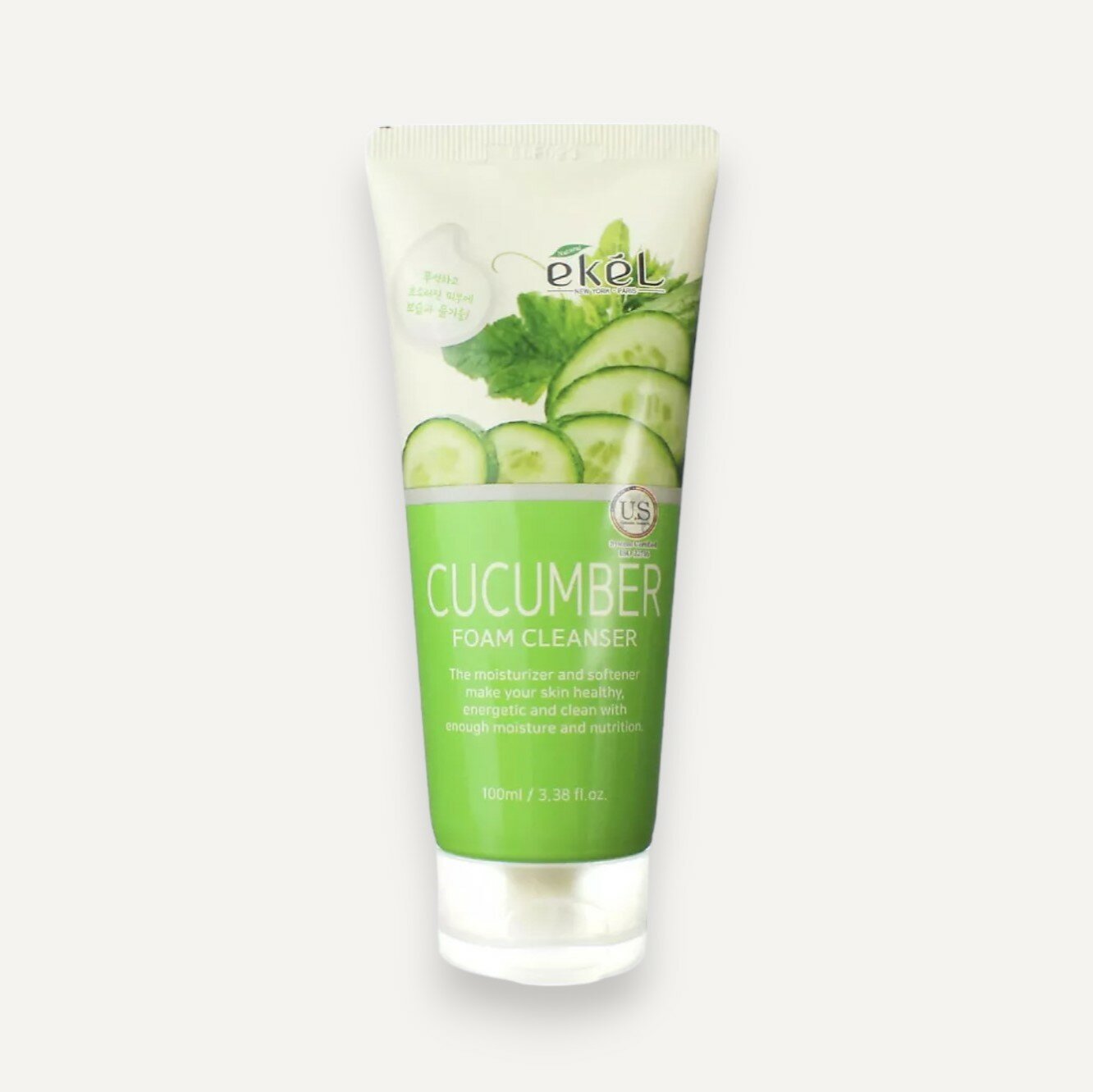 EKEL Foam Cleanser Cucumber Пенка для умывания с экстрактом огурца 100мл