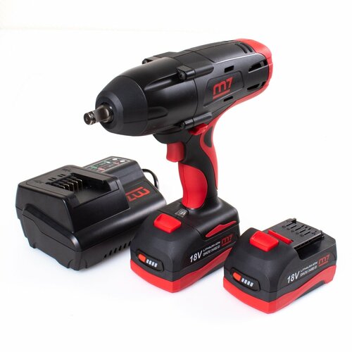 DW-18502 MIGHTY SEVEN Гайковерт аккумуляторный ударный 12 1220 НМ 18 В 4 предмета кейс 4140000₽