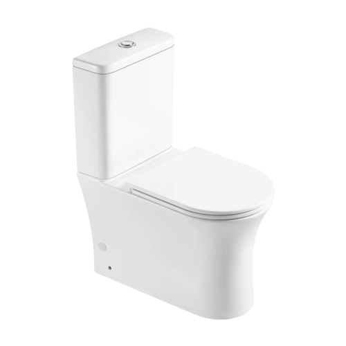 Напольный унитаз-компакт белый безободковый микролифт дюропласт Gid Tn2126 19350₽