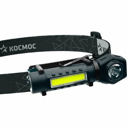 Фонарь налобный Космос Электро Космос KOC508Lit Li-ion 18650 яркий луч фонарь optimus accu click диммир cob max 400лм smd 60лм кольцо магнит li ion 2000ma 4606400106470