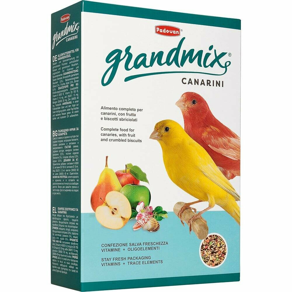 Сухой корм для канареек комплексный PADOVAN GRANDMIX Canarini (1 кг)
