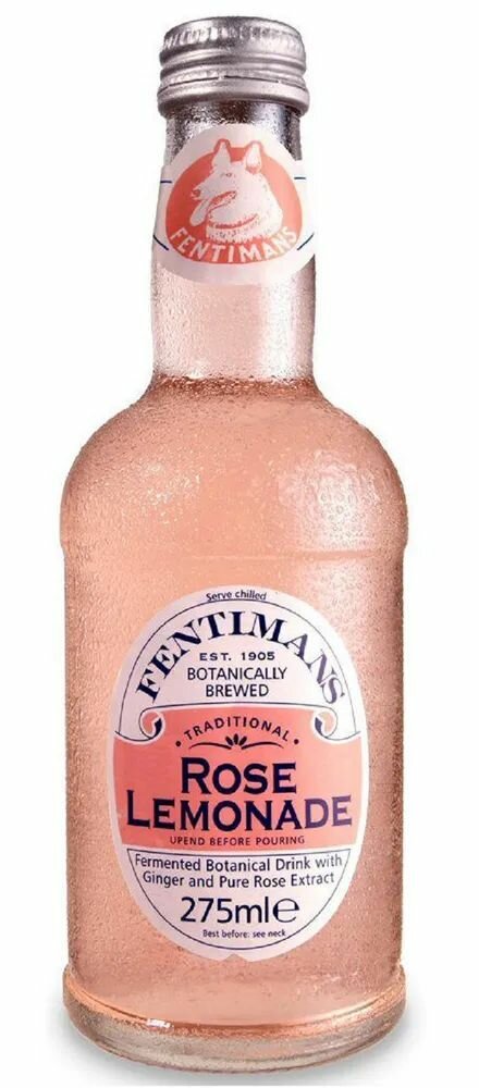 Лимонад Fentimans (Фентиманс) со вкусом Розы, 2 шт по 0,275л, Великобритания