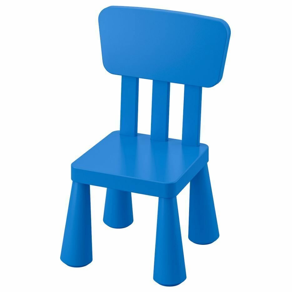 Детский стул, синий