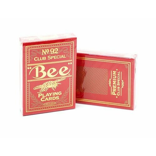 Карты Bee Golden Been PLC066 Красный альфа колода карты и онлайн инструкции ричард сандер магический трюк иллюзия крупный план для фотографий